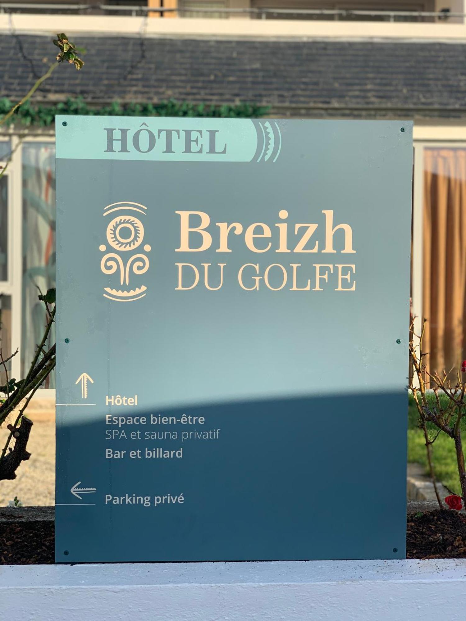 Hotel Breizh Du Golfe Arzon Exteriör bild
