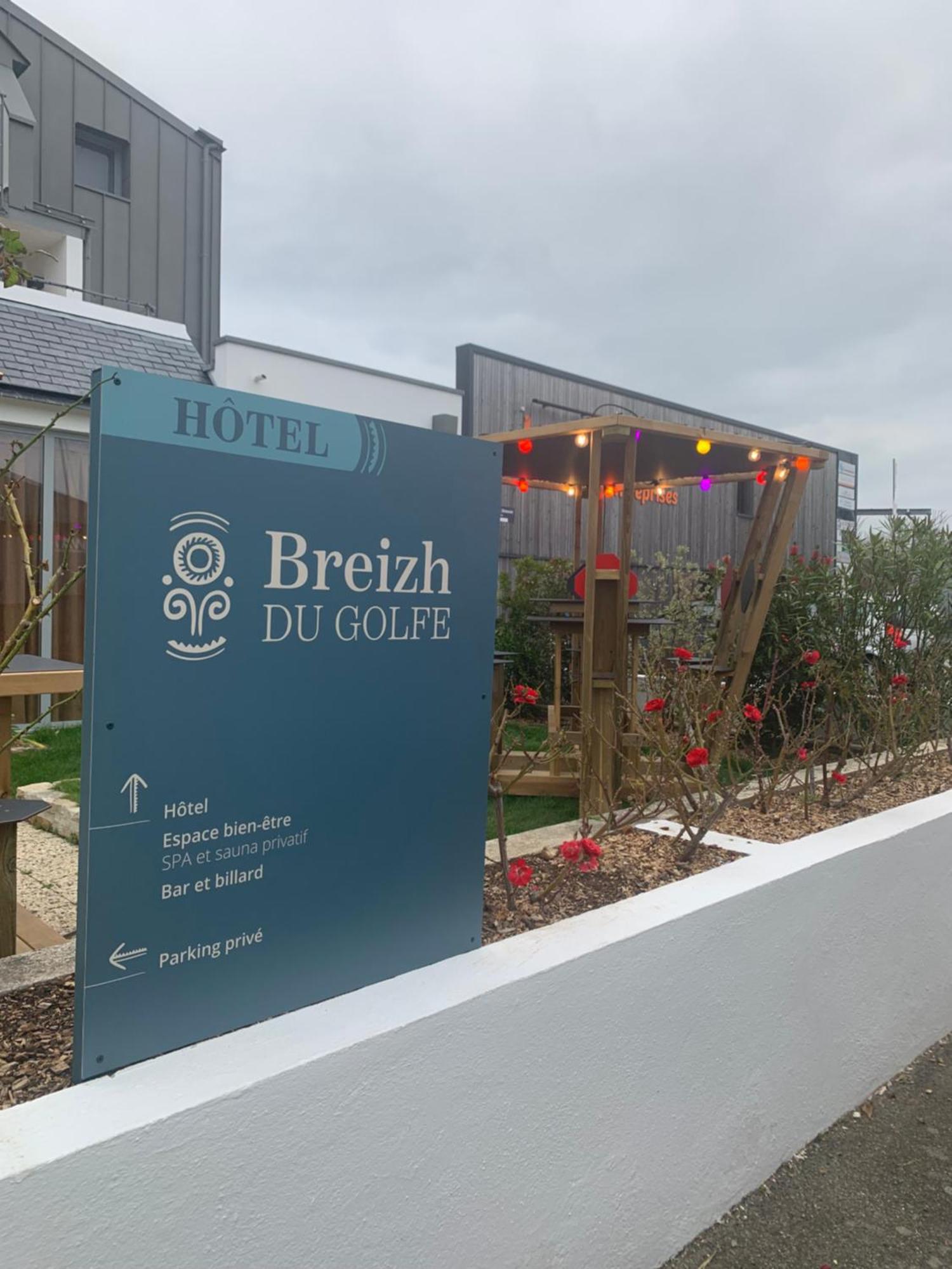 Hotel Breizh Du Golfe Arzon Exteriör bild